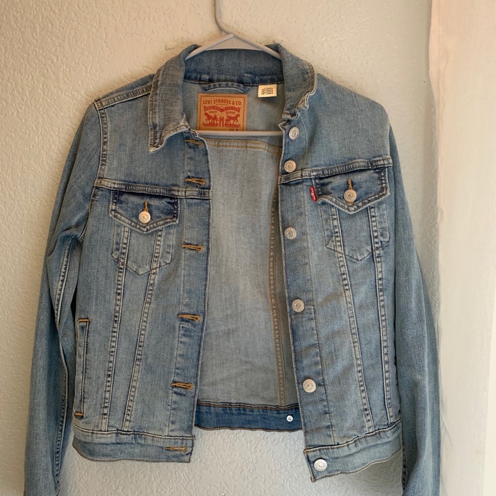 Levi Denim Jacket Blue Fitted